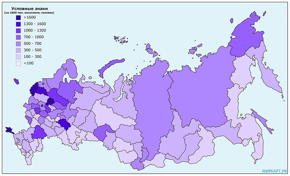карта россии посещения музеев