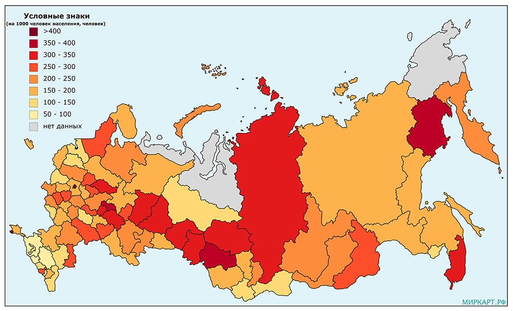 карта россии количество зрителей театров по регионам