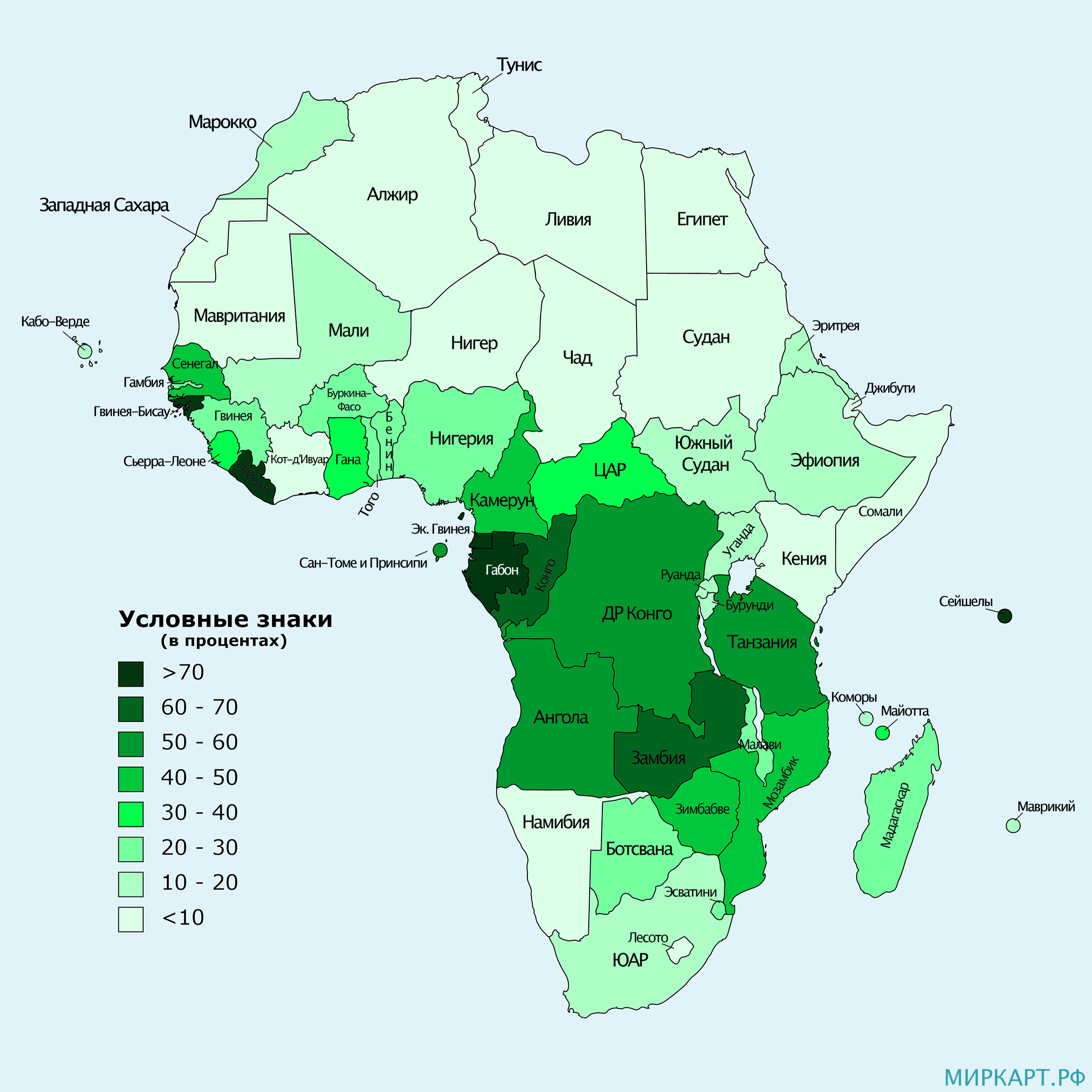 Какая площадь территории африки. Территория Африки. Площадь стран Африки. Большая Страна в Африке.