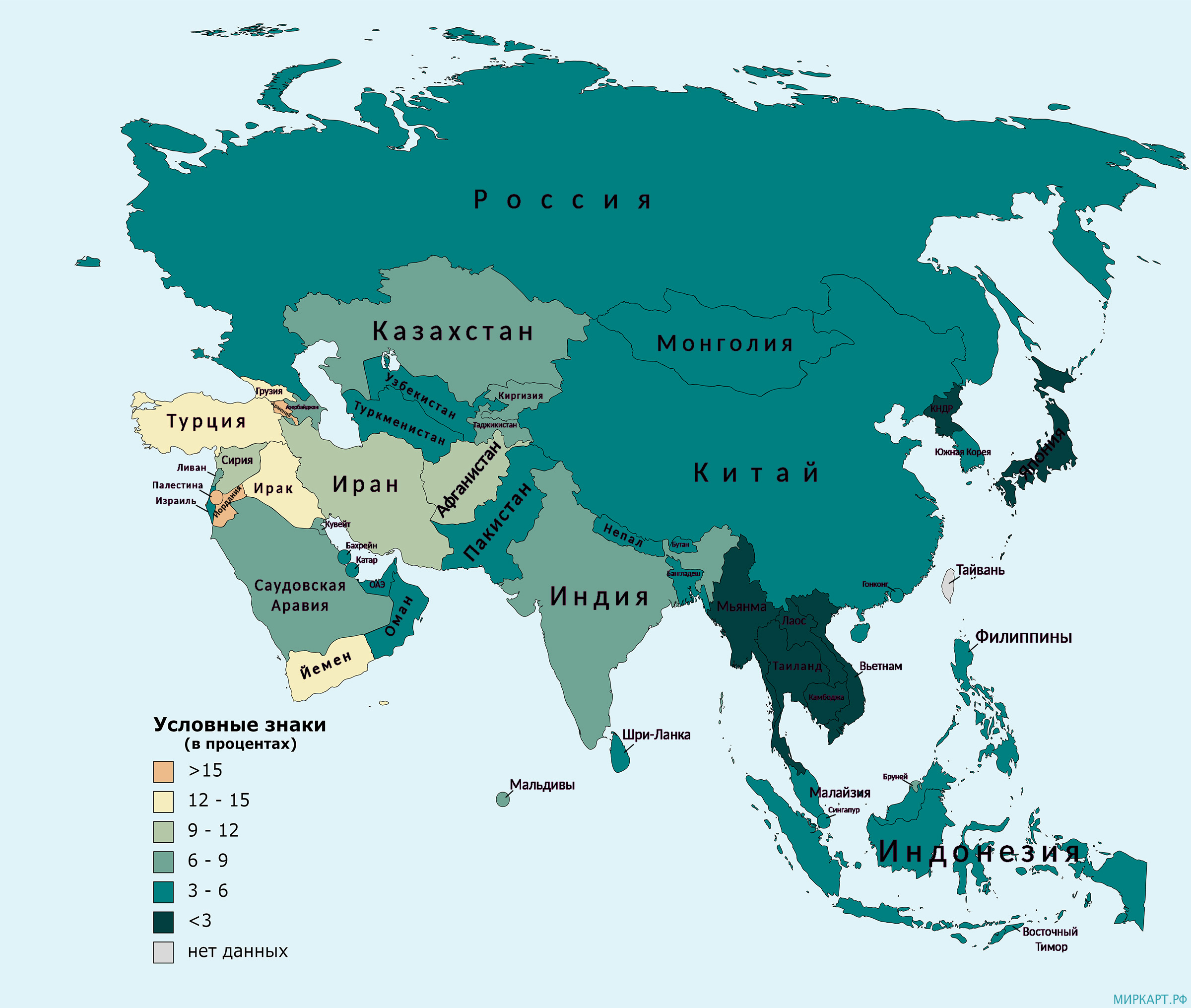 Политическая карта стран азии. Карта Азии со странами. Государства Азии на карте. Азия на карте мир.